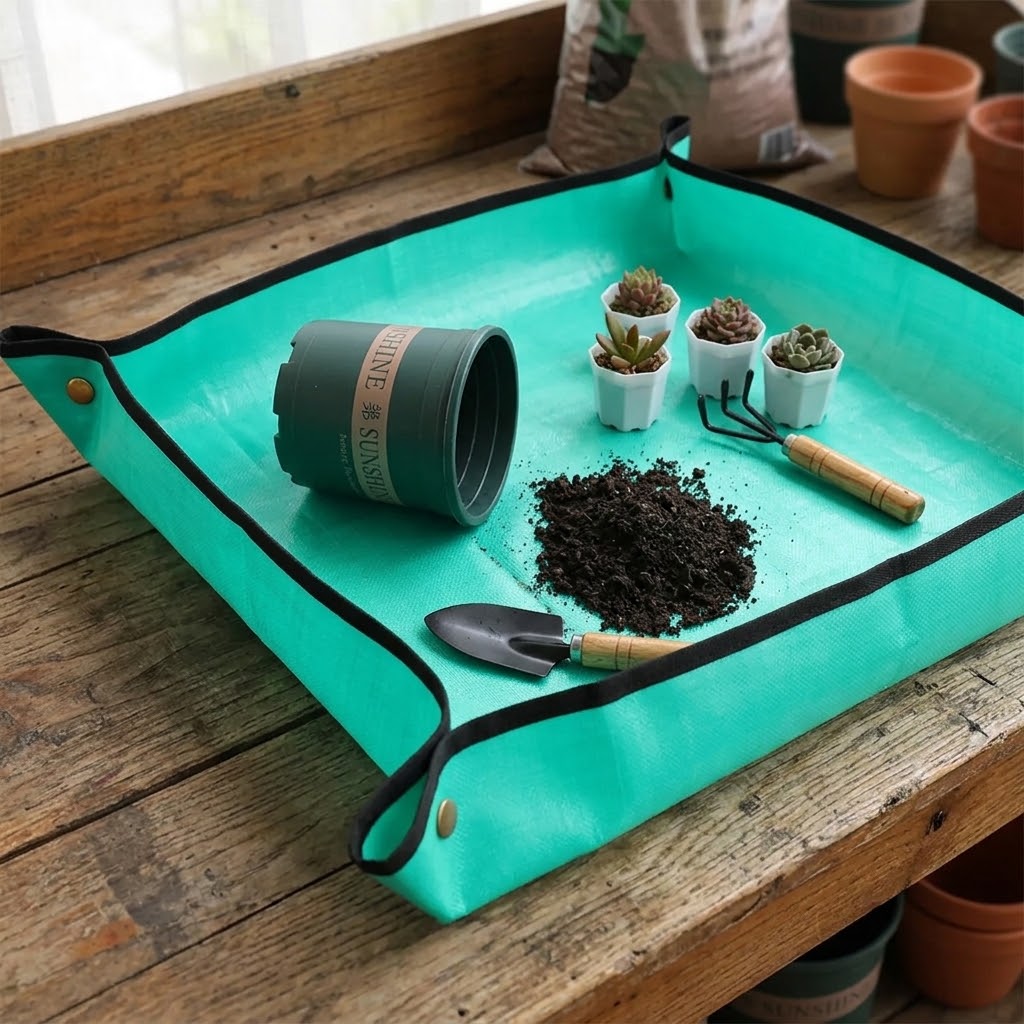 Repotting Mat - Tapete Impermeável para Transplante de Plantas,