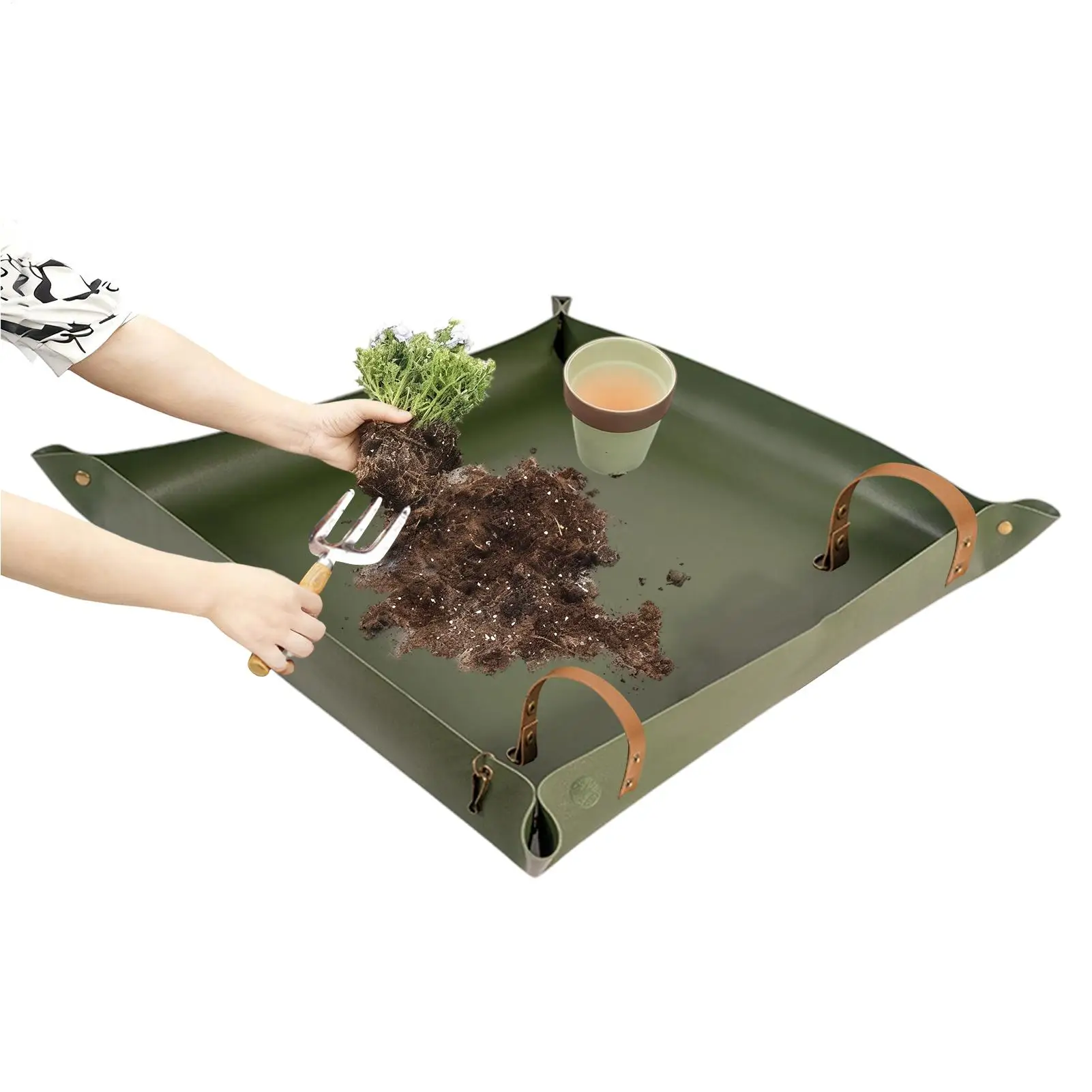 Repotting Mat - Tapete dobrável e impermeável para transplante