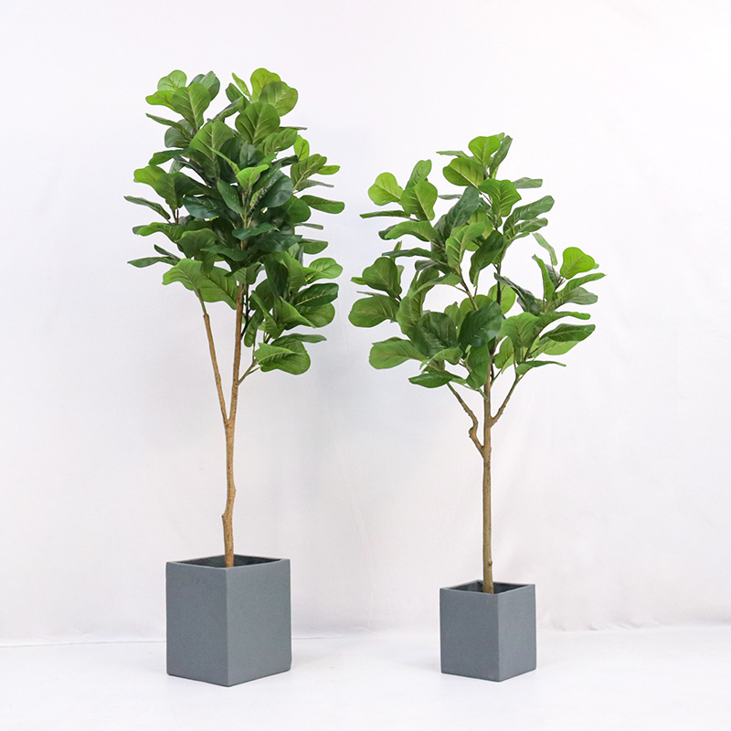 Planta artificial em vaso de p - Fiddle Leaf Fig avaliação e preço