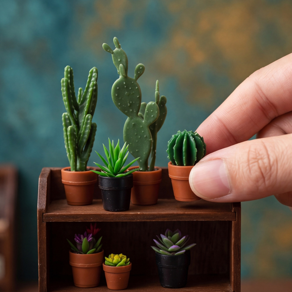 8 Peças de Plantas em Vasos de - Succulent Set avaliação e preço